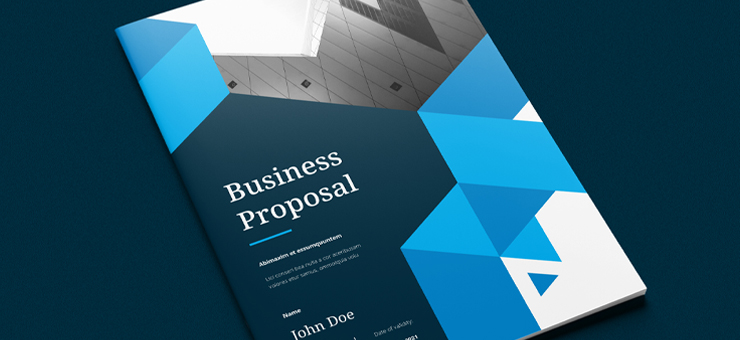 Blue Business Proposal InDesign Template
