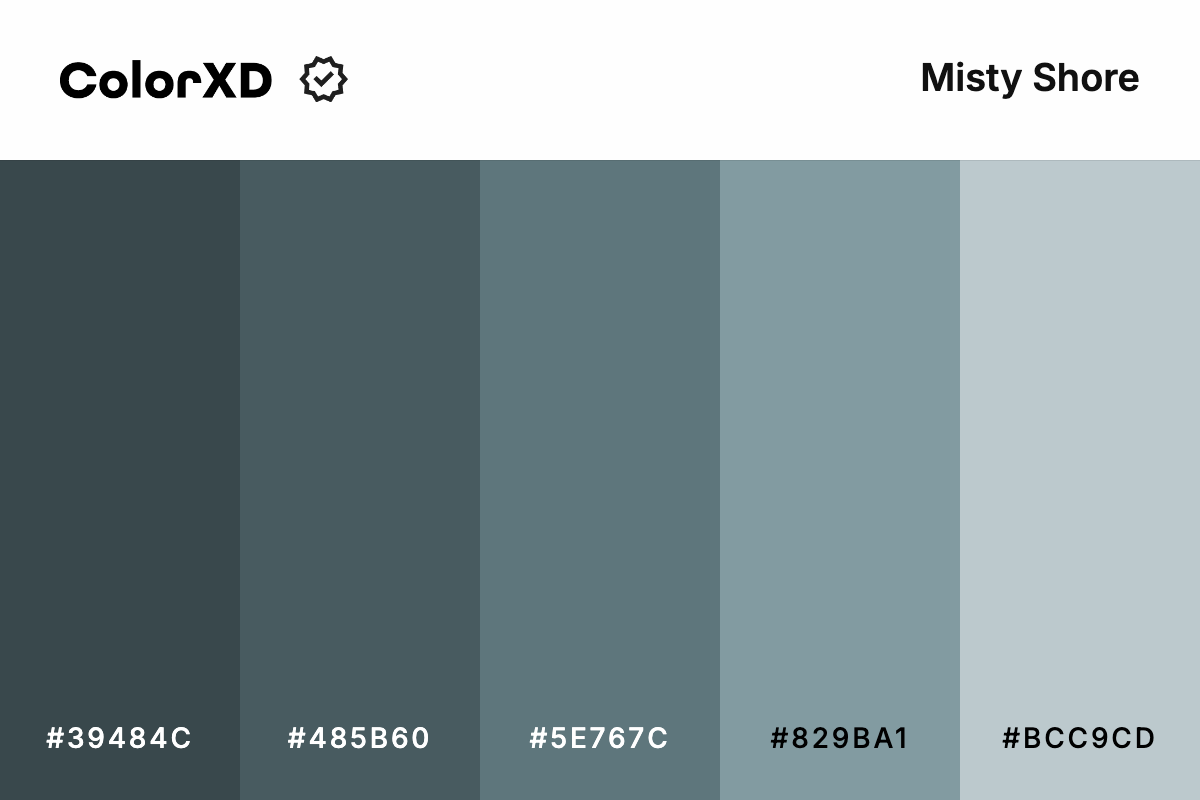 Misty Shore Color Palette