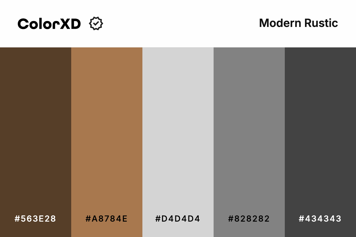 Modern Rustic Color Palette