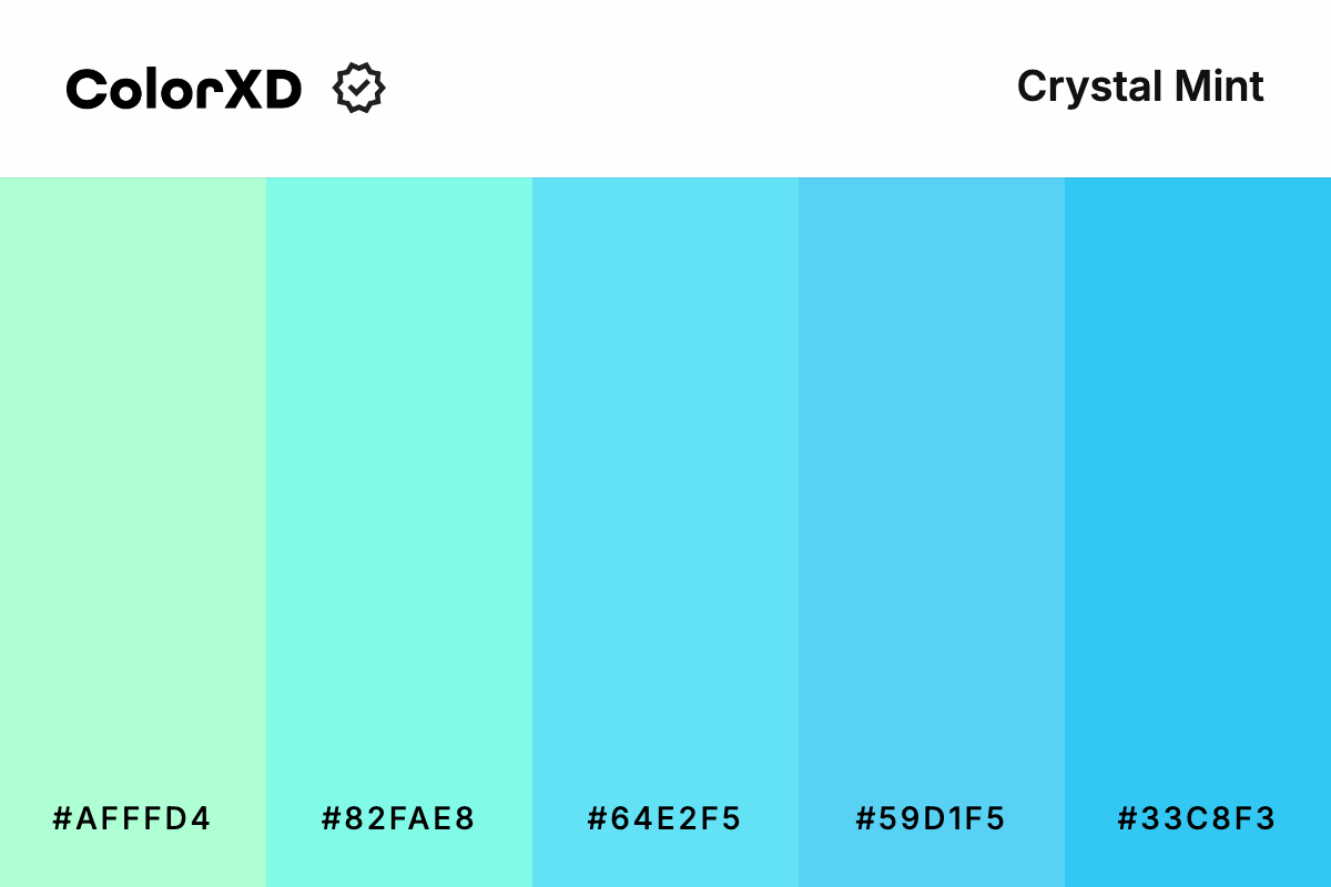 Crystal Mint Color Palette