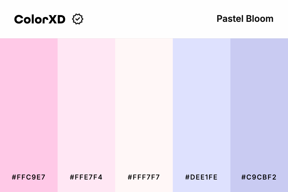 Pastel Bloom Color Palette