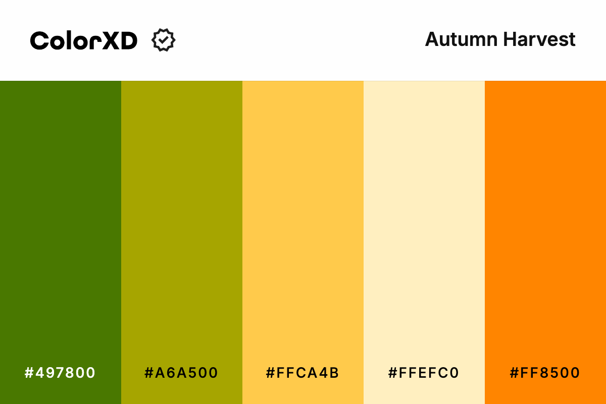 Autumn Harvest Color Palette