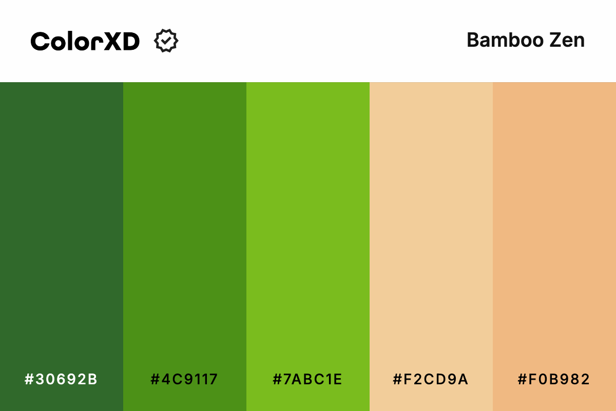 Bamboo Zen Color Palette