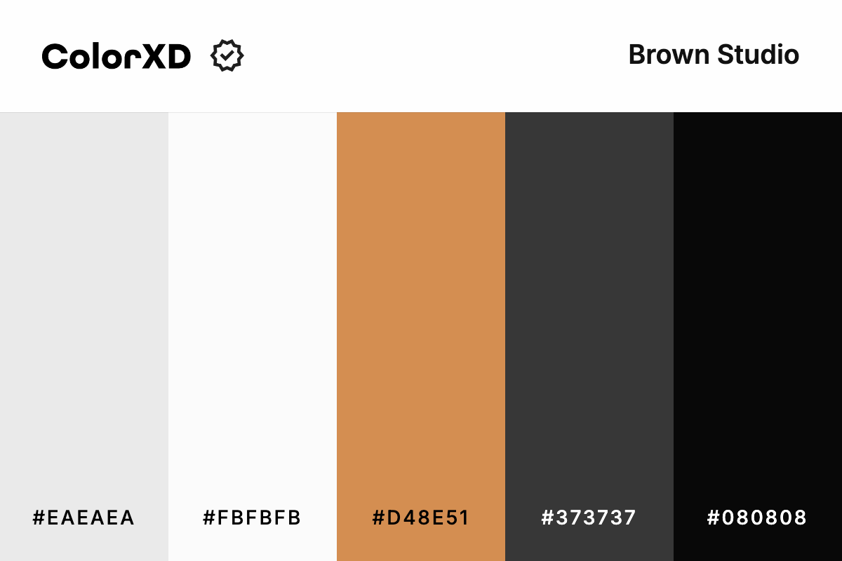Brown Studio Color Palette