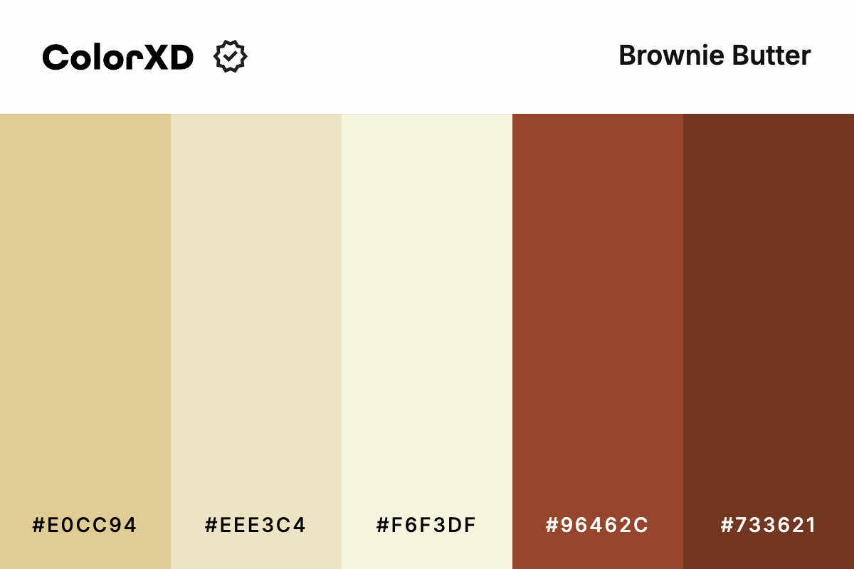Brownie Butter Color Palette