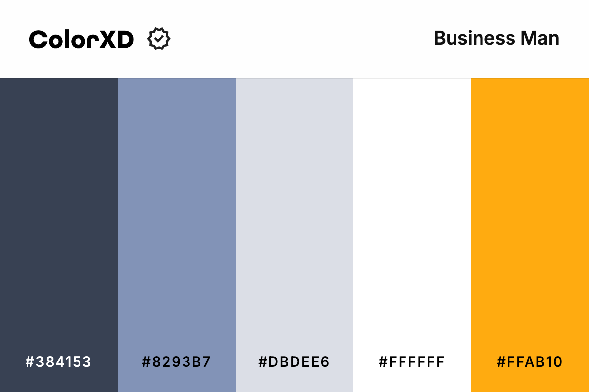 Business Man Color Palette