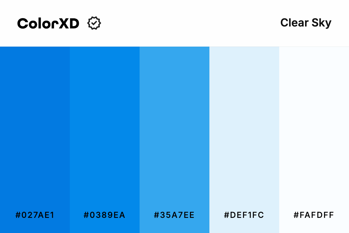 Clear Sky Color Palette