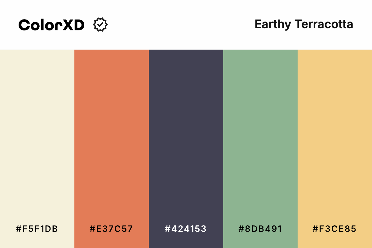 Earthy Terracotta Color Palette