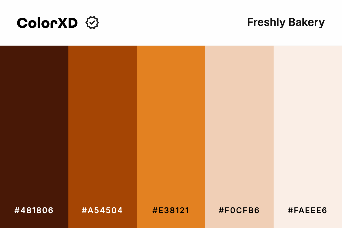 Freshly Bakery Color Palette