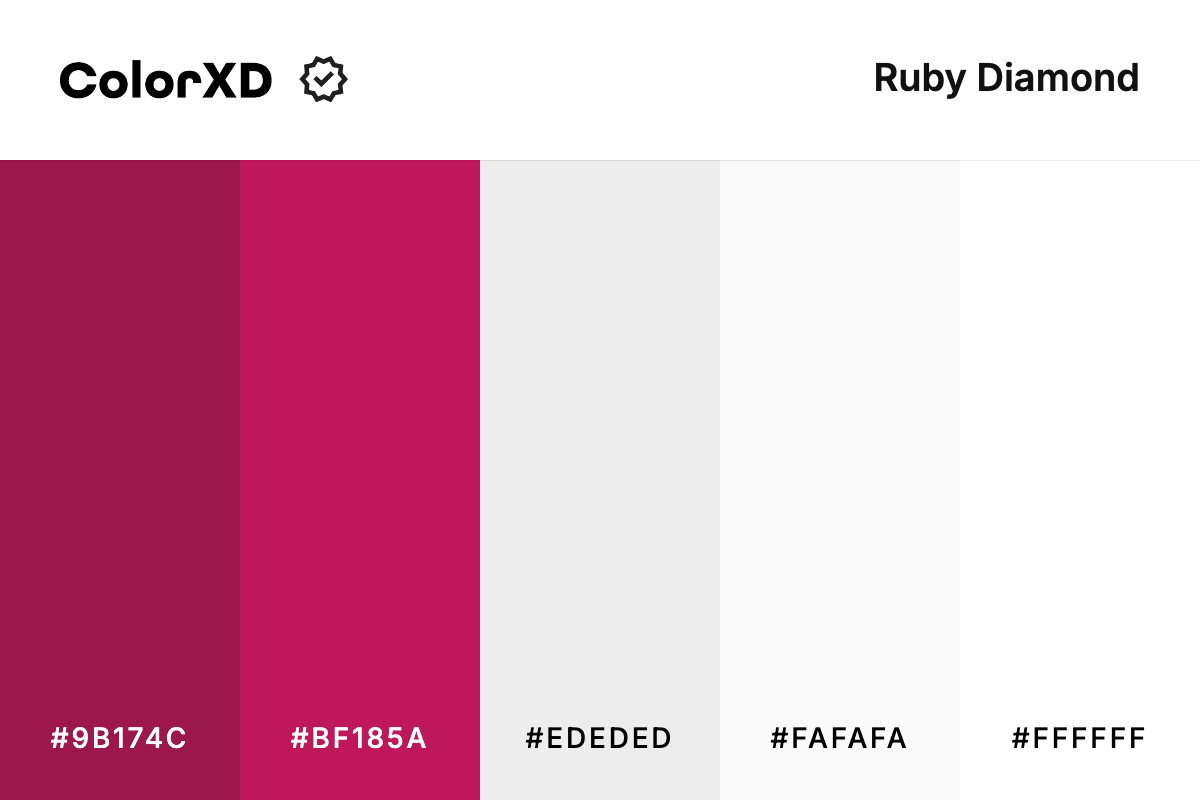 Ruby Diamond Color Palette