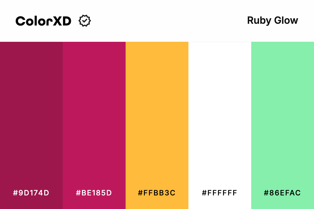 Ruby Glow Color Palette