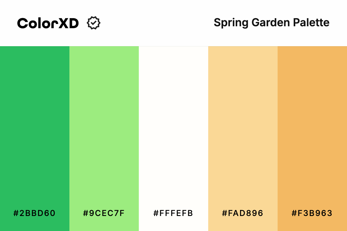 Spring Garden Palette Color Palette